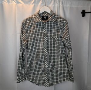 D&G Dolce & Gabbana Men's Plaid Cotton Shirt Size 16 In EUC